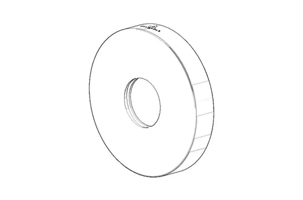 DORNBRACHT Rosette ERSATZTEILE 082762501 D. 55 x 9,5 x 18,5 mm Chrom, 082762501-00 Galeriebild 1